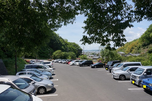 高草山の駐車場