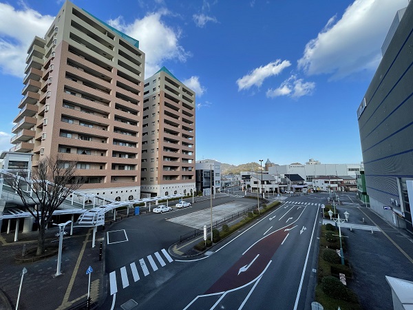 JR焼津駅（南口のタクシー用ロータリー）