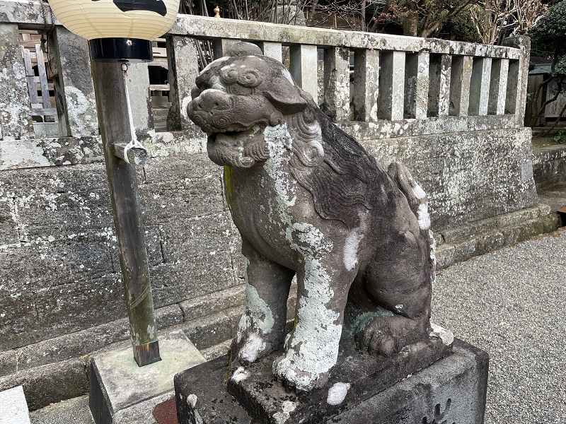 狛犬（白浜神社）