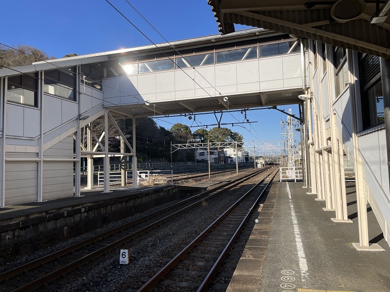 JR用宗駅（跨線橋）