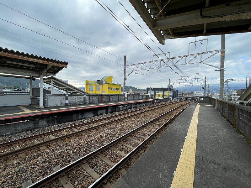 ホーム・富士宮方面（JR柚木駅）