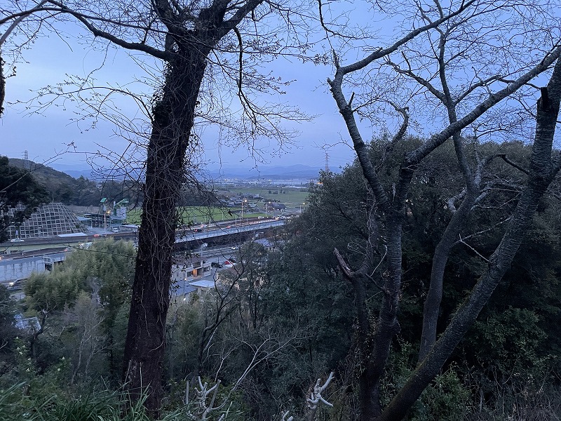 磐田バイパスを望む（大日堂）