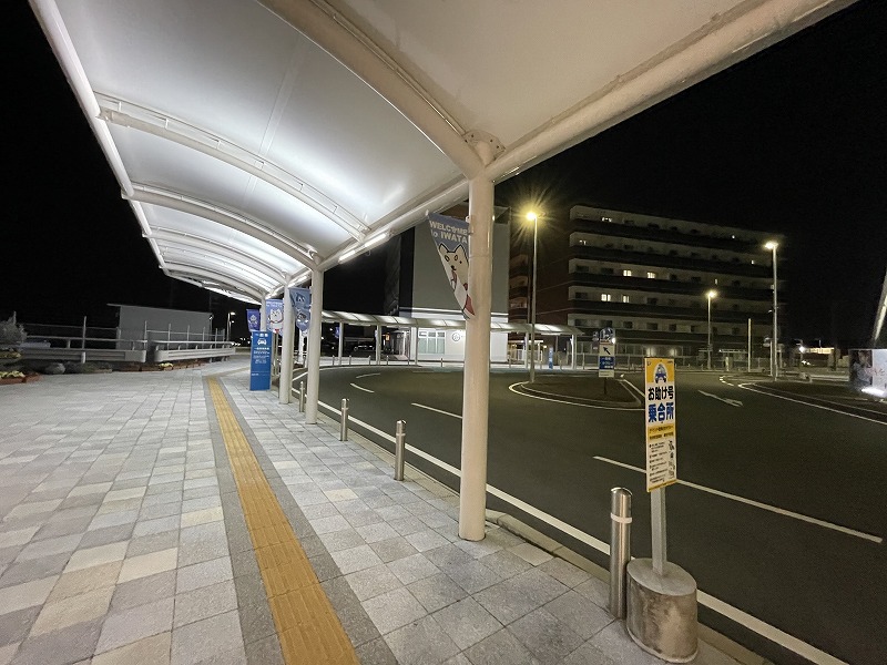 JR御厨駅　北口ロータリー