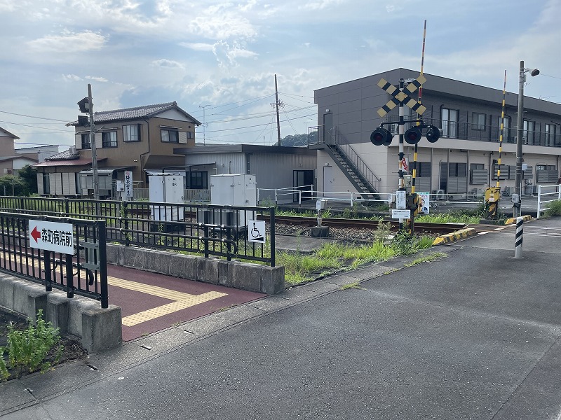 入口（天浜線 森町病院前駅）