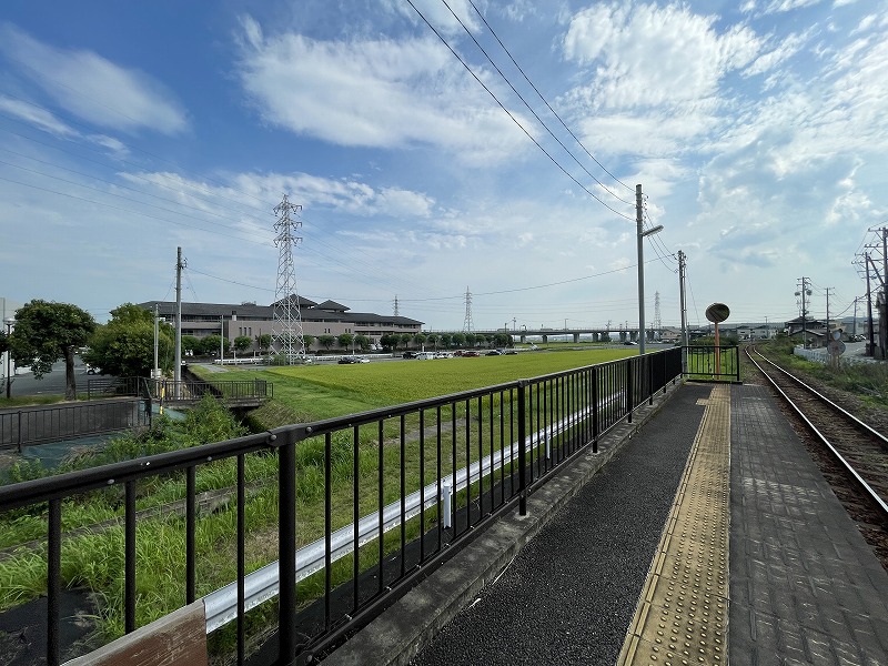 ホーム 天竜二俣駅方面（天浜線 森町病院前駅）