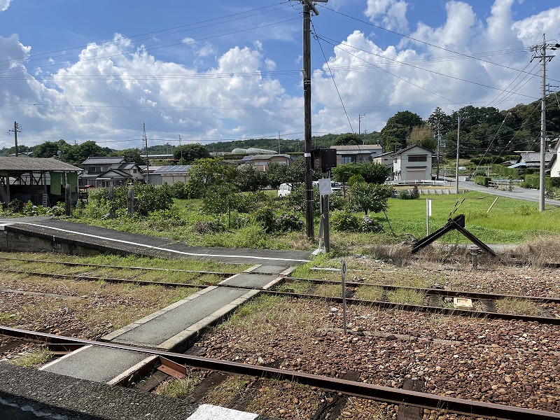 駅の北側（天浜線 宮口駅）