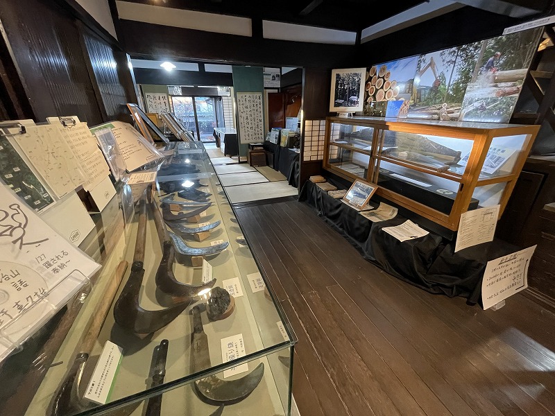 内部展示（金原明善翁生家・記念館）
