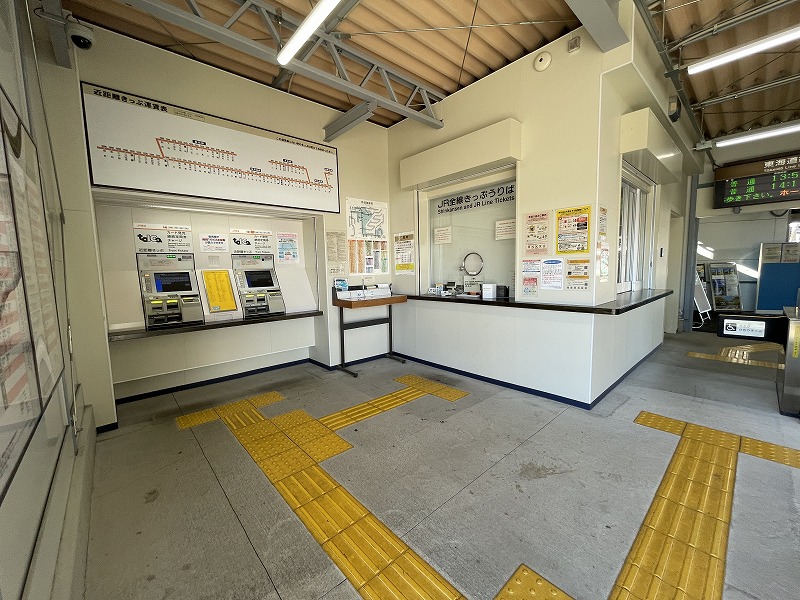 仮券売機（JR菊川駅）