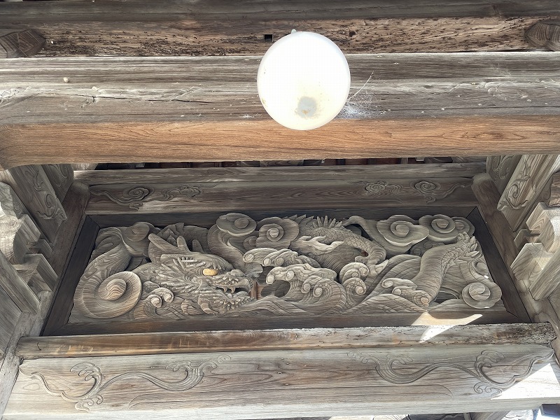山門の彫刻（浄心寺）