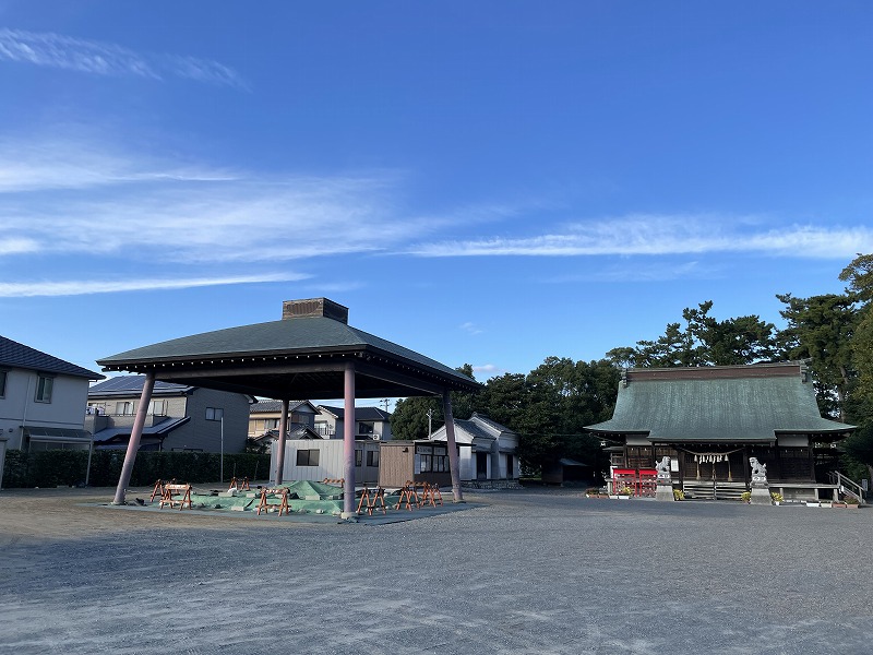 土俵（若宮八幡宮）